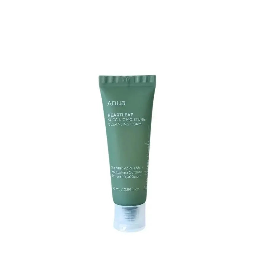 Heartleaf Succinic Moisture Cleansing Foam 25ml-Espuma limpiadora hidratante para poros