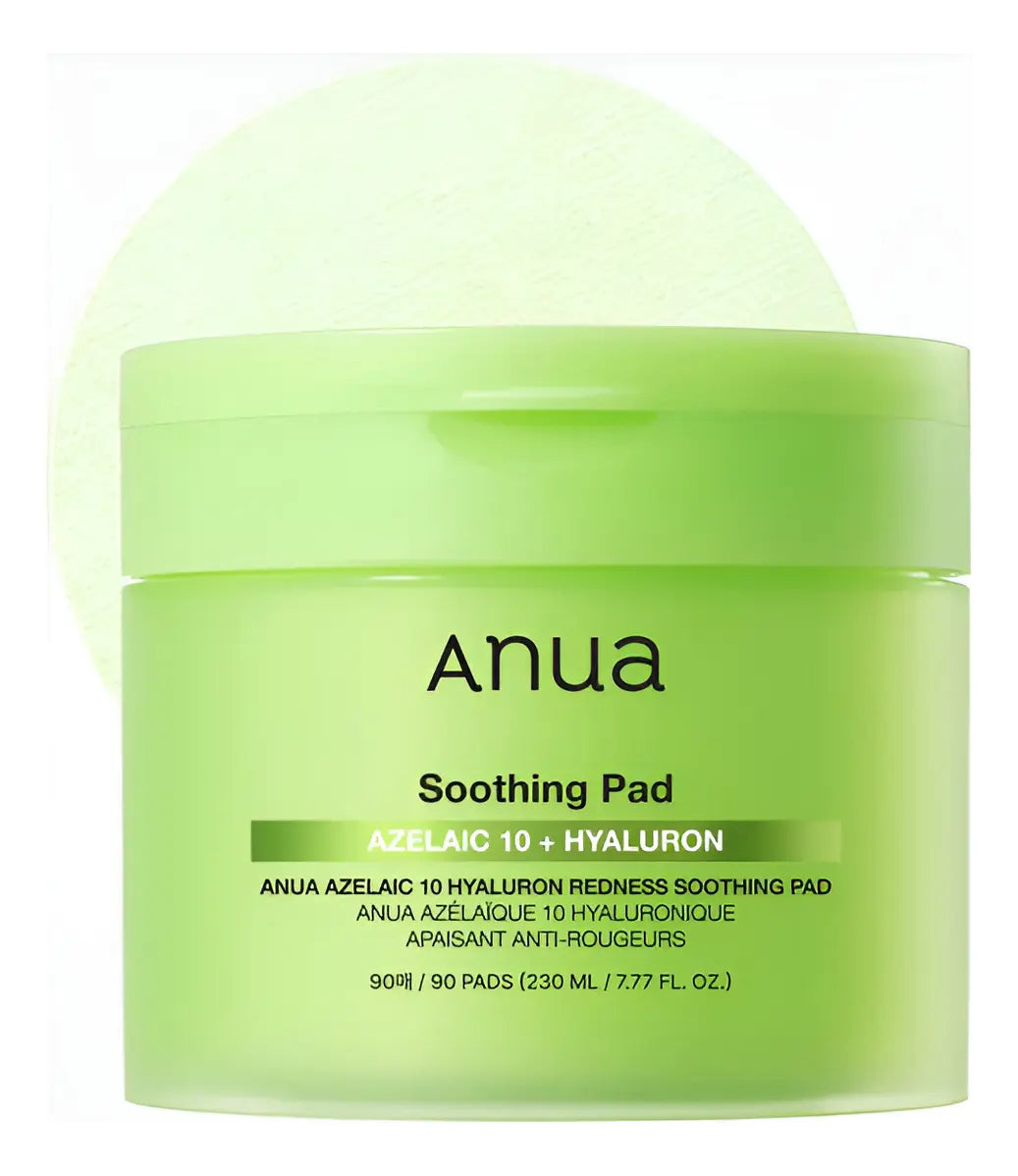 Anua Azelaic 10 Hyaluron Redness Soothing Pad (90 Pads) Todo Tipo De Piel Día/noche